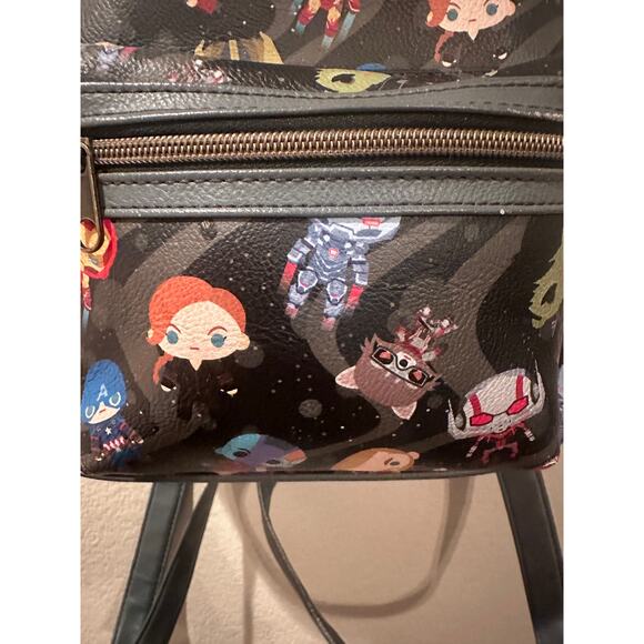 Loungefly Disney Marvel Avengers: Endgame Chibi Characters Mini Backpack - Picture 3 of 11